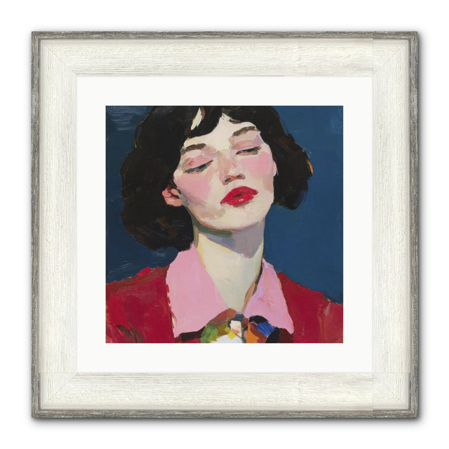 The Unapologetic Hour Framed Print - Driftwood White 16x16