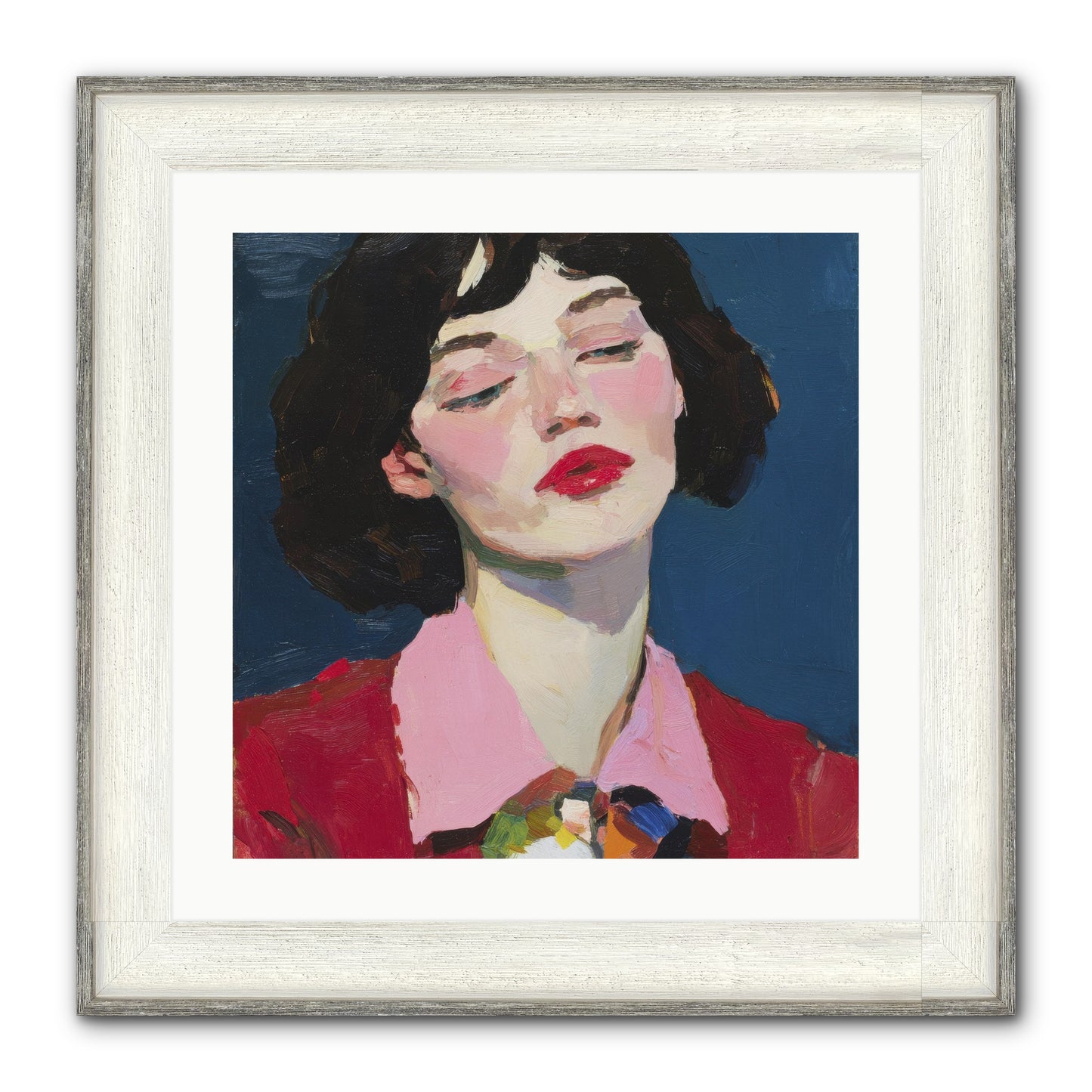The Unapologetic Hour Framed Print - Driftwood White 20x20