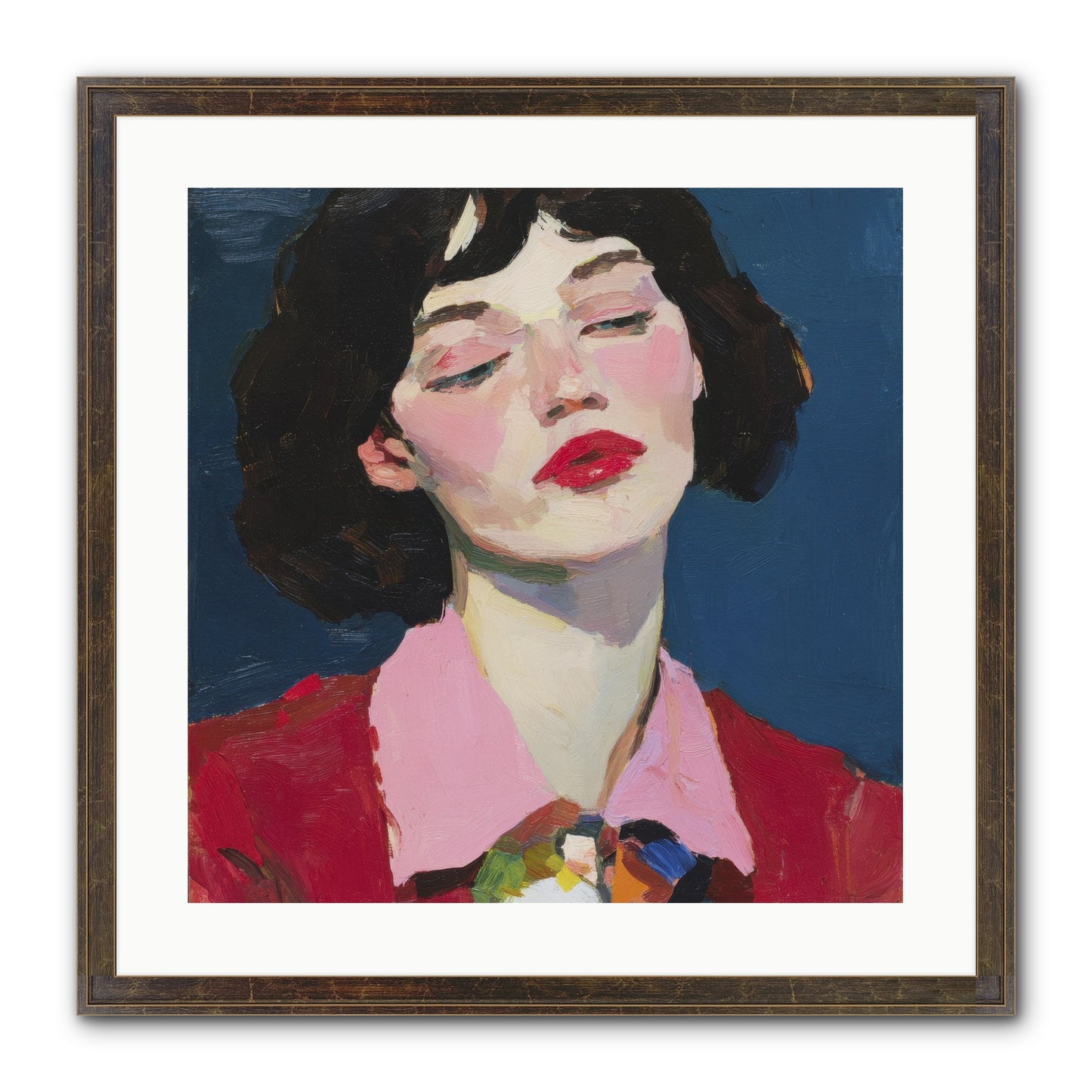 The Unapologetic Hour Framed Print - Slimwoods Black/Gold 20x20