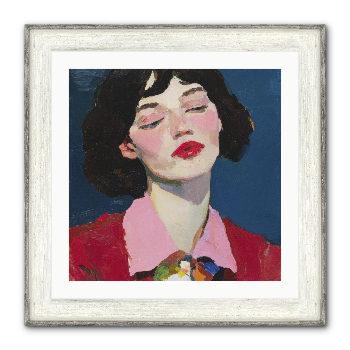 The Unapologetic Hour Framed Print - Driftwood White 24x24