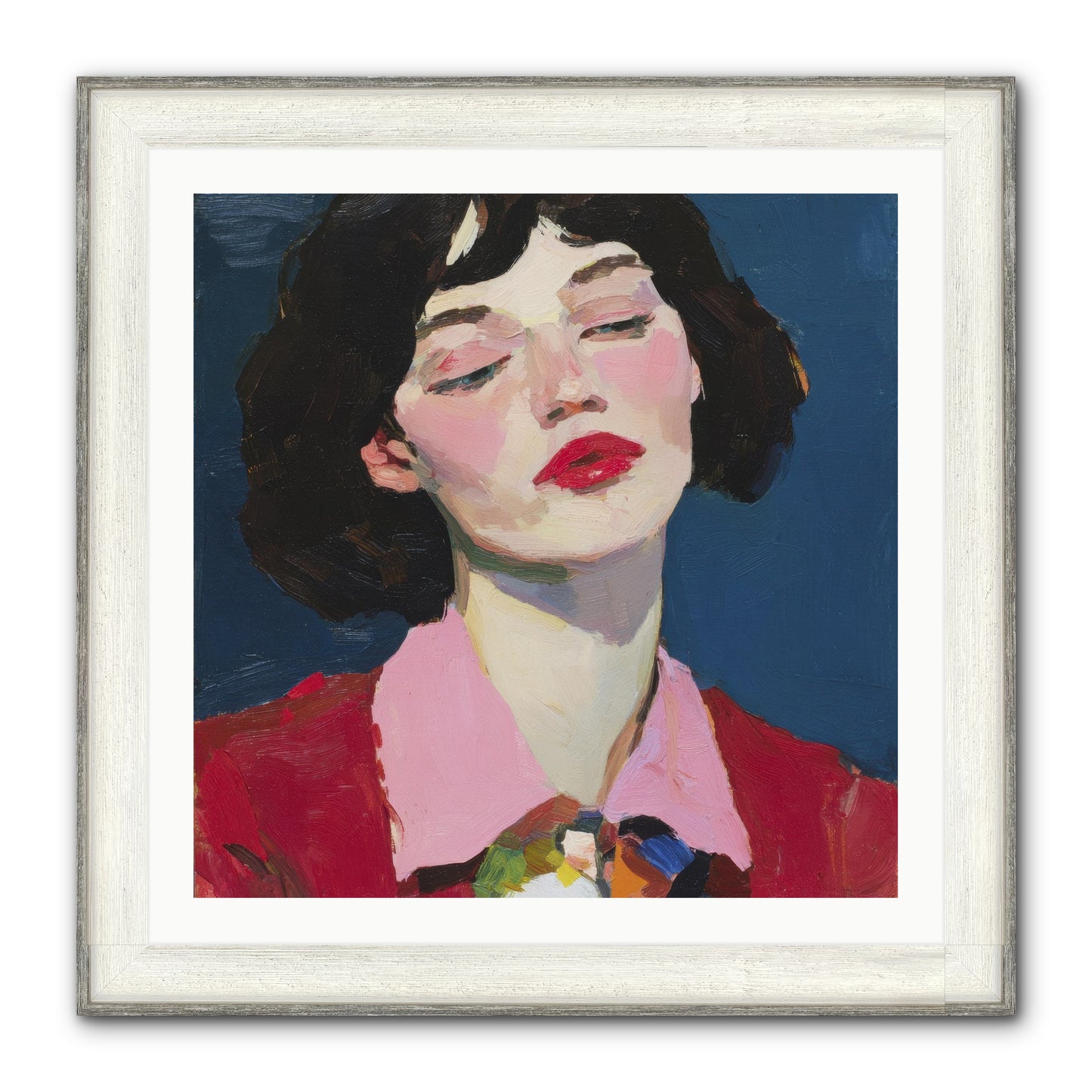 The Unapologetic Hour Framed Print - Driftwood White 30x30