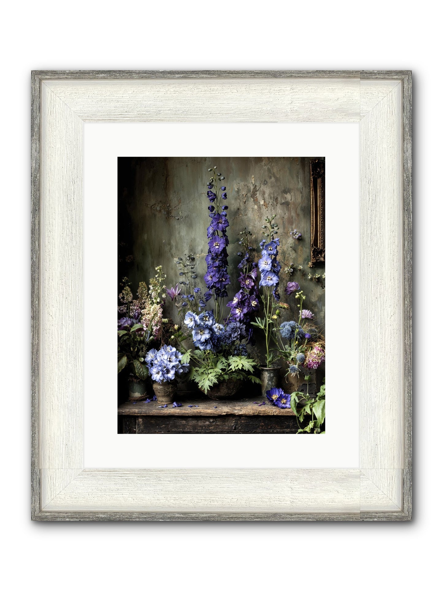 The Unending Horizon Framed Print - Driftwood White 12x16