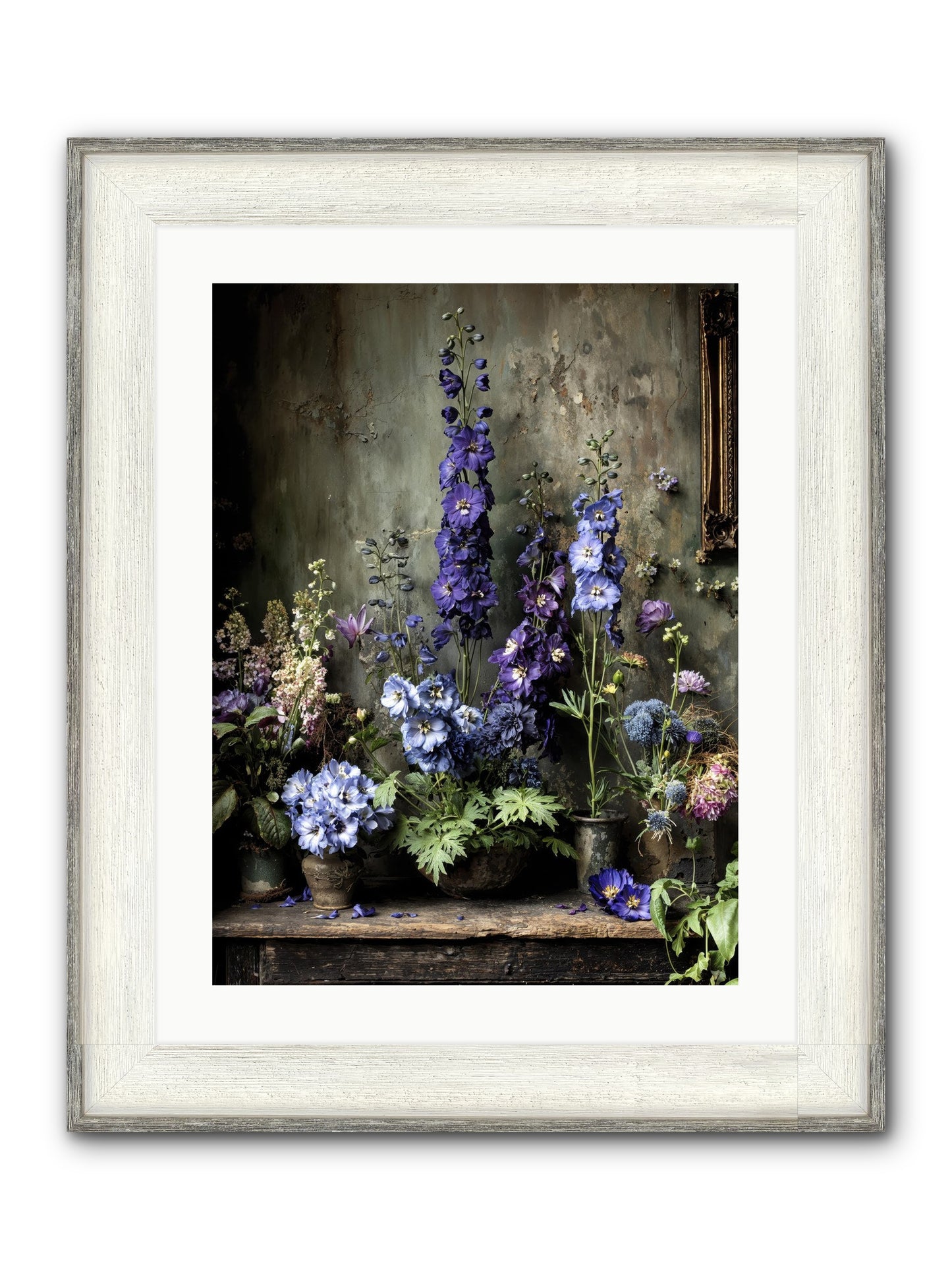 The Unending Horizon Framed Print - Driftwood White 18x24