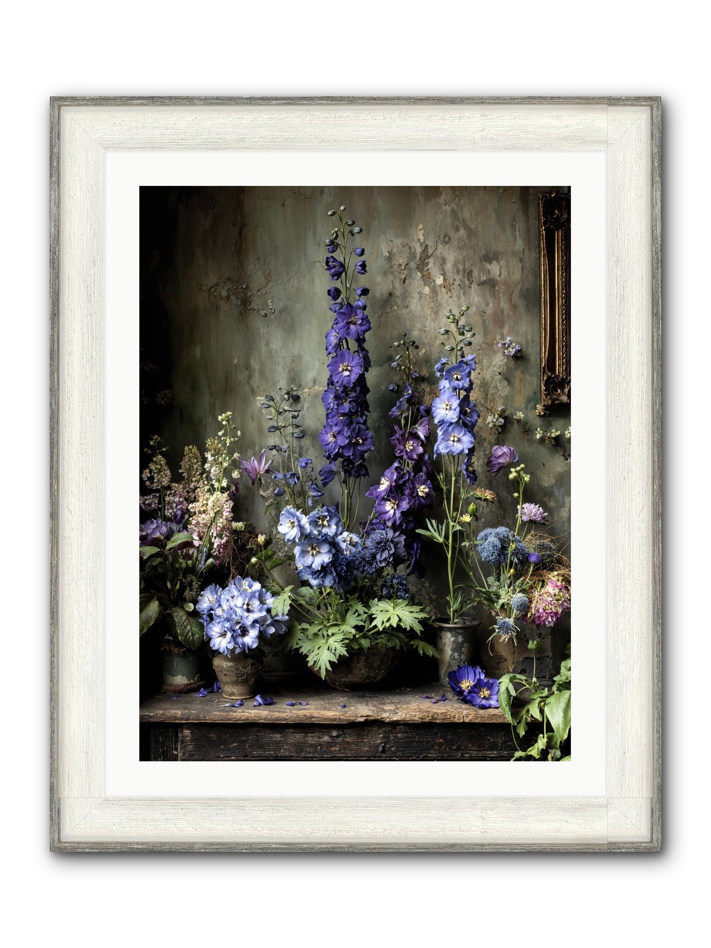 The Unending Horizon Framed Print - Driftwood White 24x32
