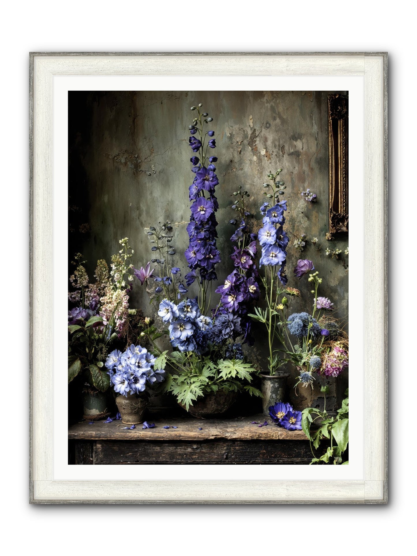 The Unending Horizon Framed Print - Driftwood White 36x48