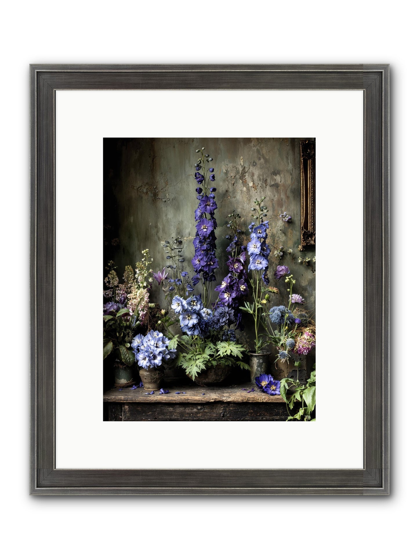 The Unending Horizon Framed Print - Slimwoods Black/Silver 9x12