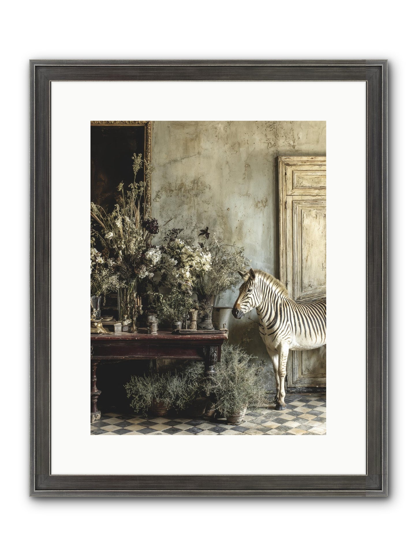 The Unending Prairie Framed Print - Slimwoods Black/Silver 12x16