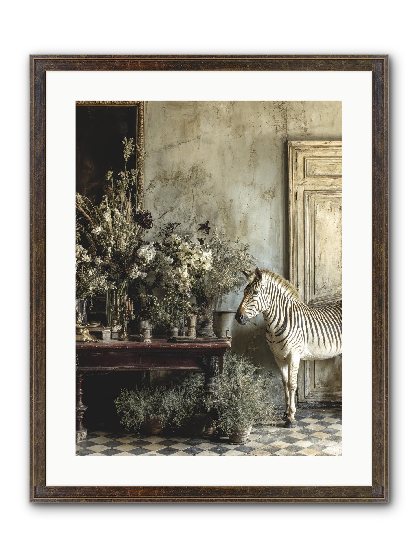 The Unending Prairie Framed Print - Slimwoods Black/Gold 18x24