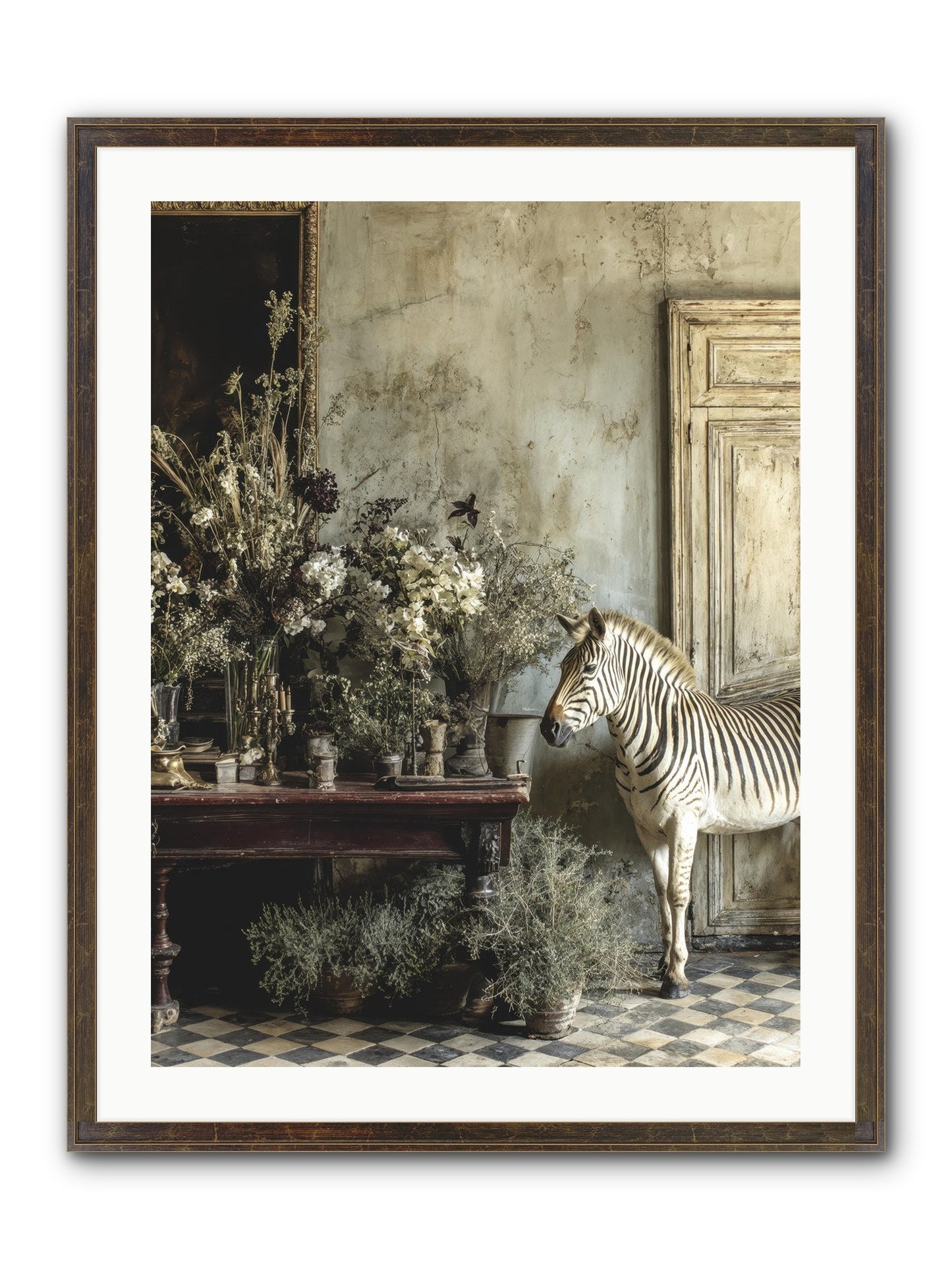 The Unending Prairie Framed Print - Slimwoods Black/Gold 24x32