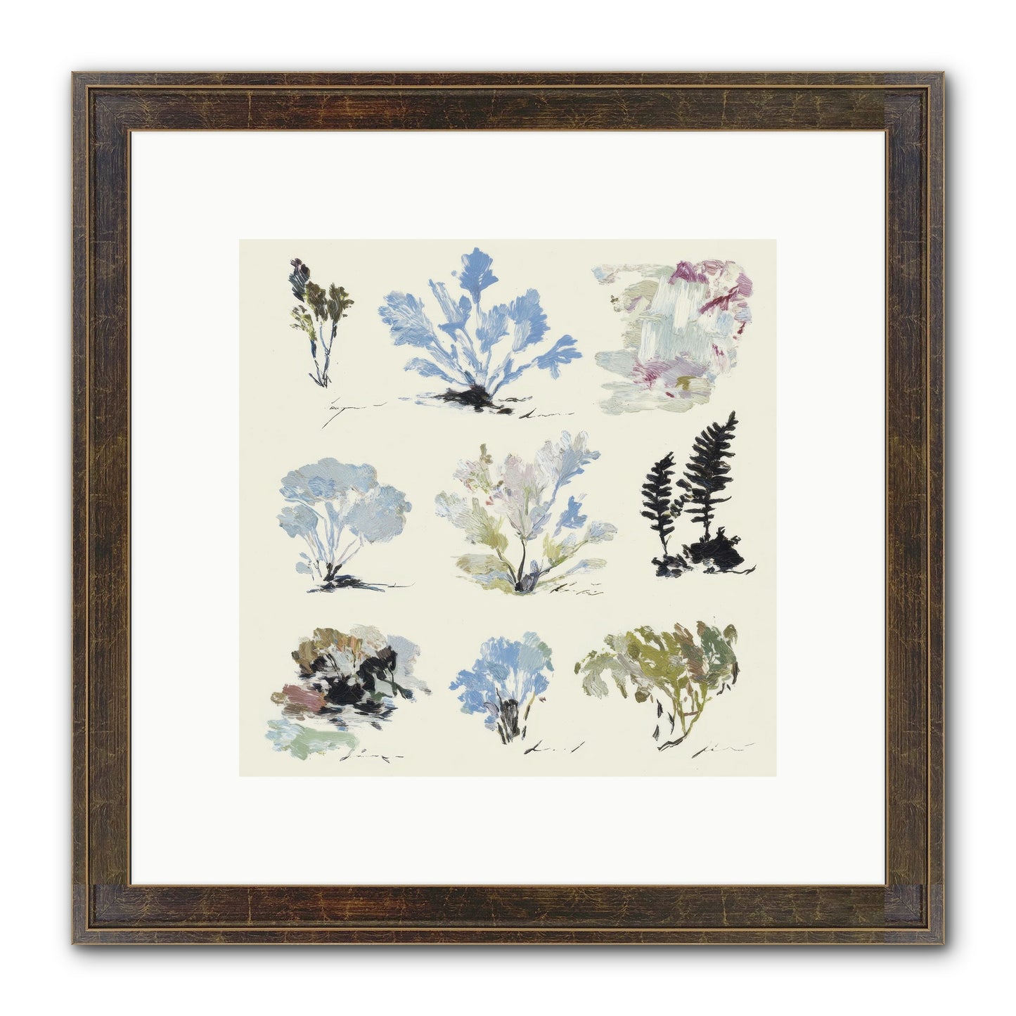 The Unfurling Chronicles No.1 Framed Print - Slimwoods Black/Gold 10x10