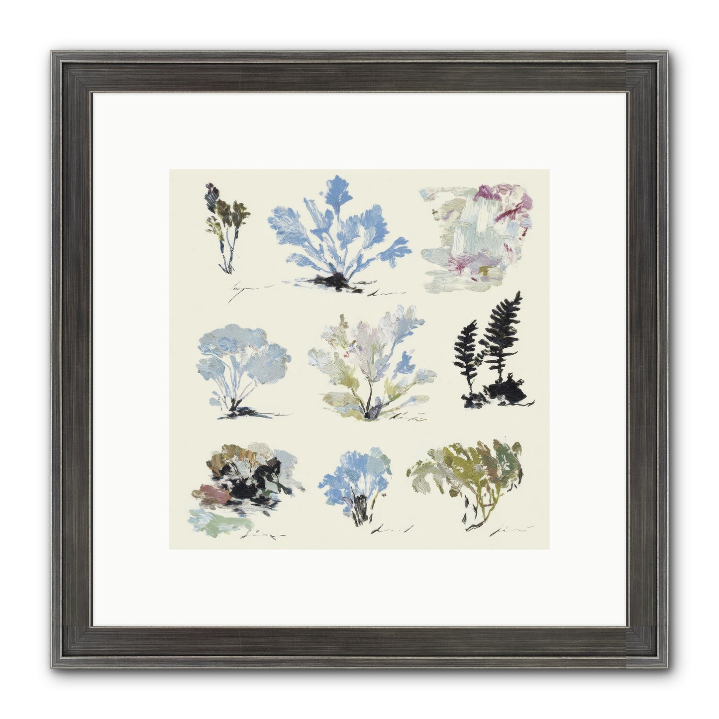 The Unfurling Chronicles No.1 Framed Print - Slimwoods Black/Silver 10x10