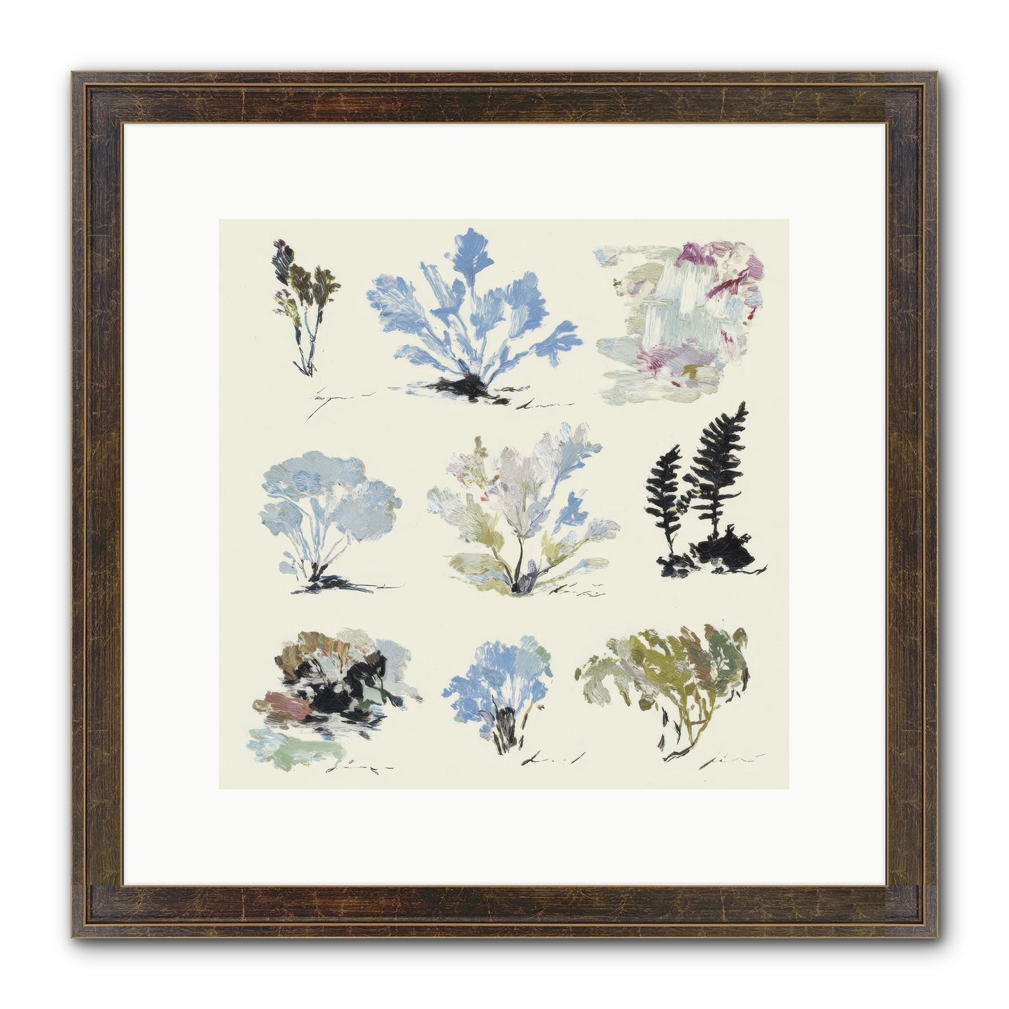 The Unfurling Chronicles No.1 Framed Print - Slimwoods Black/Gold 12x12