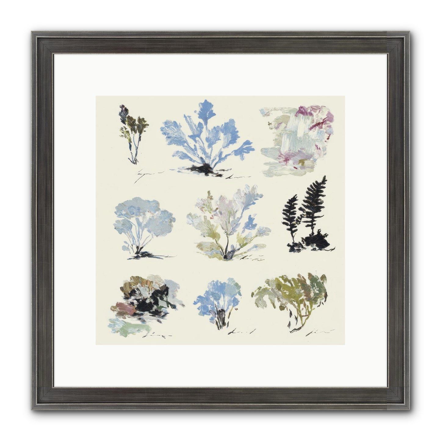 The Unfurling Chronicles No.1 Framed Print - Slimwoods Black/Silver 12x12