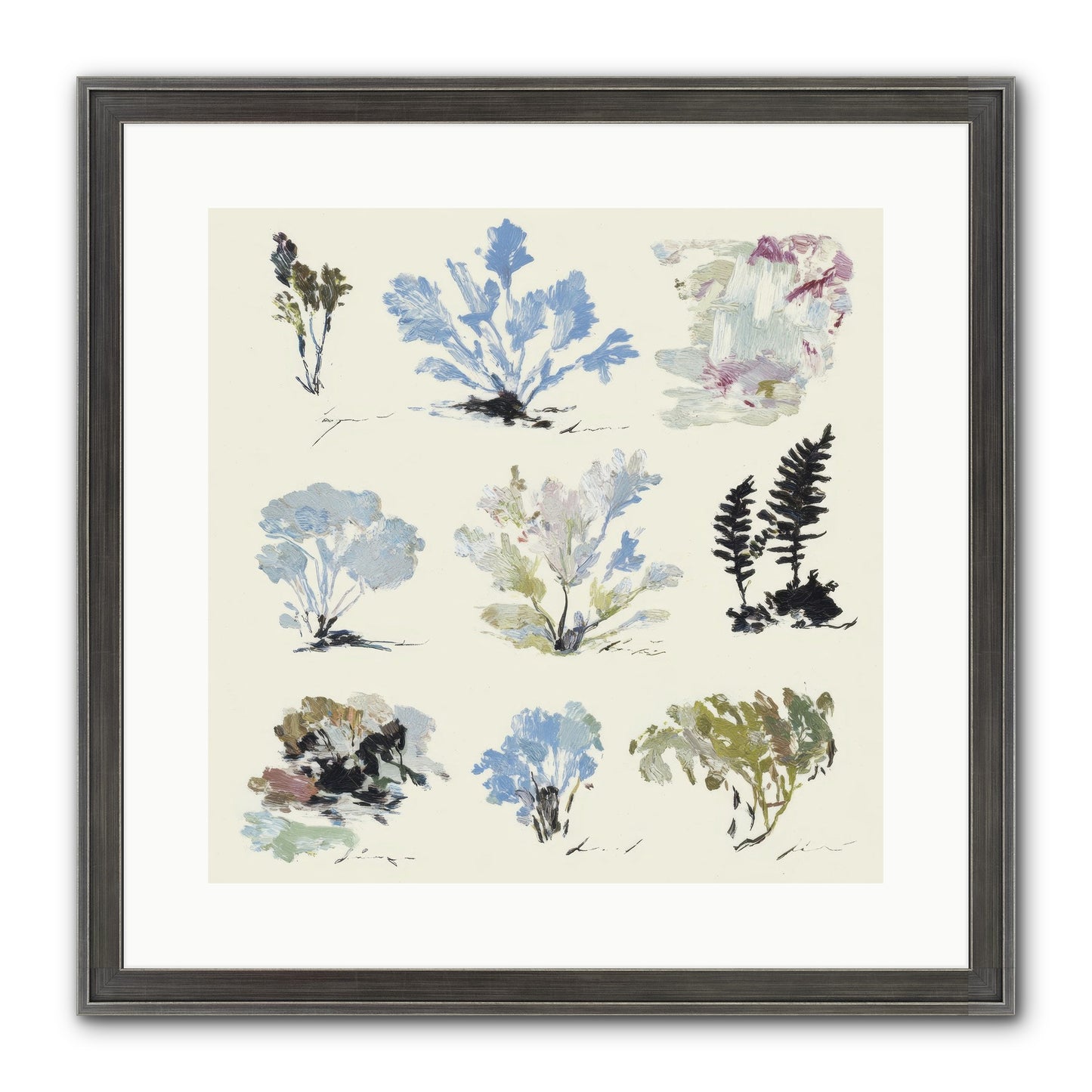 The Unfurling Chronicles No.1 Framed Print - Slimwoods Black/Silver 16x16