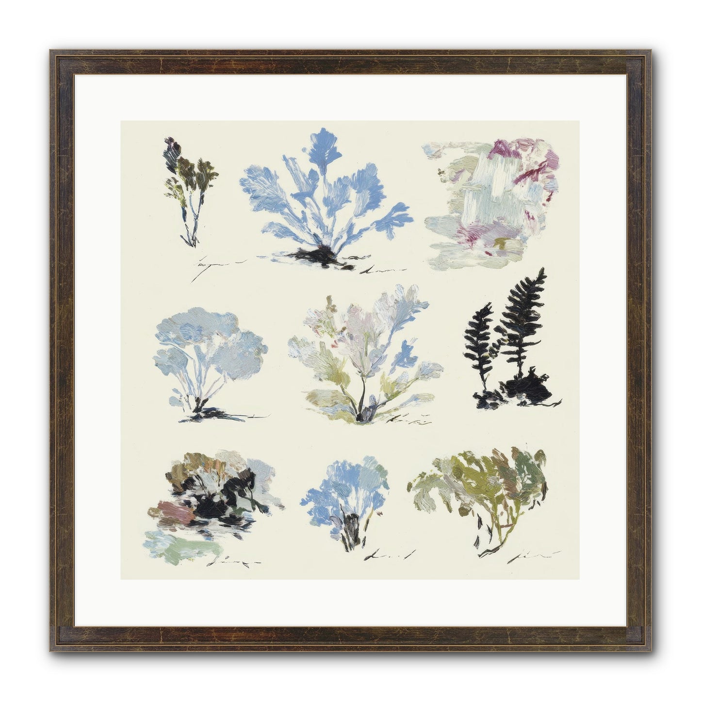 The Unfurling Chronicles No.1 Framed Print - Slimwoods Black/Gold 20x20