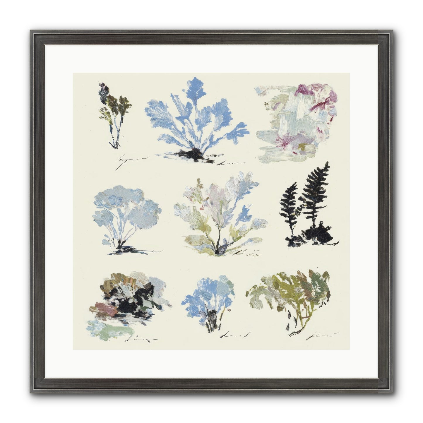 The Unfurling Chronicles No.1 Framed Print - Slimwoods Black/Silver 20x20