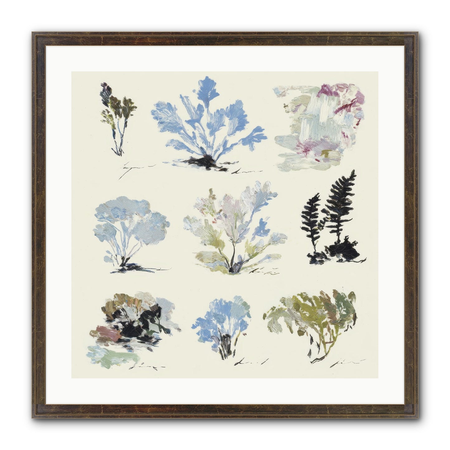 The Unfurling Chronicles No.1 Framed Print - Slimwoods Black/Gold 24x24