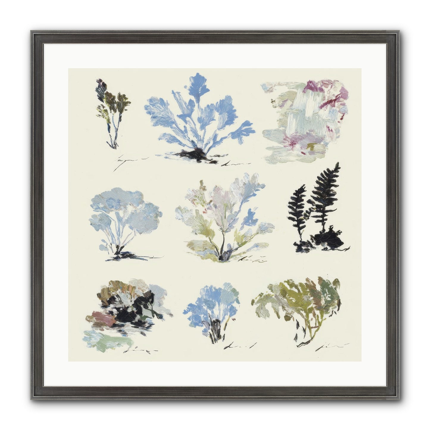 The Unfurling Chronicles No.1 Framed Print - Slimwoods Black/Silver 24x24