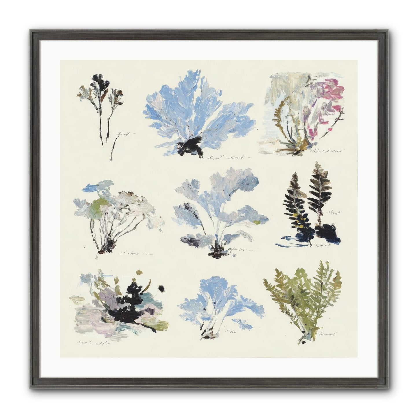 The Unfurling Chronicles No.2 Framed Print - Slimwoods Black/Silver 30x30