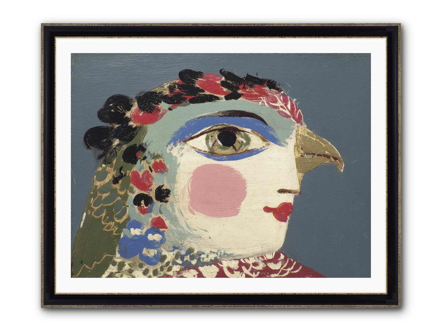 The Unpublished Weekend Framed Print - Black & Gold 40x30