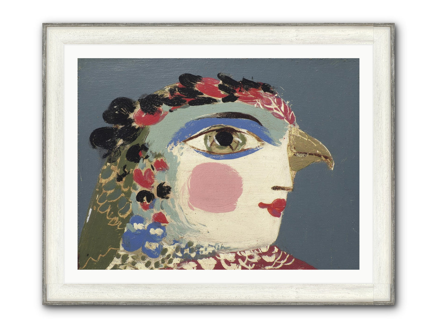 The Unpublished Weekend Framed Print - Driftwood White 40x30