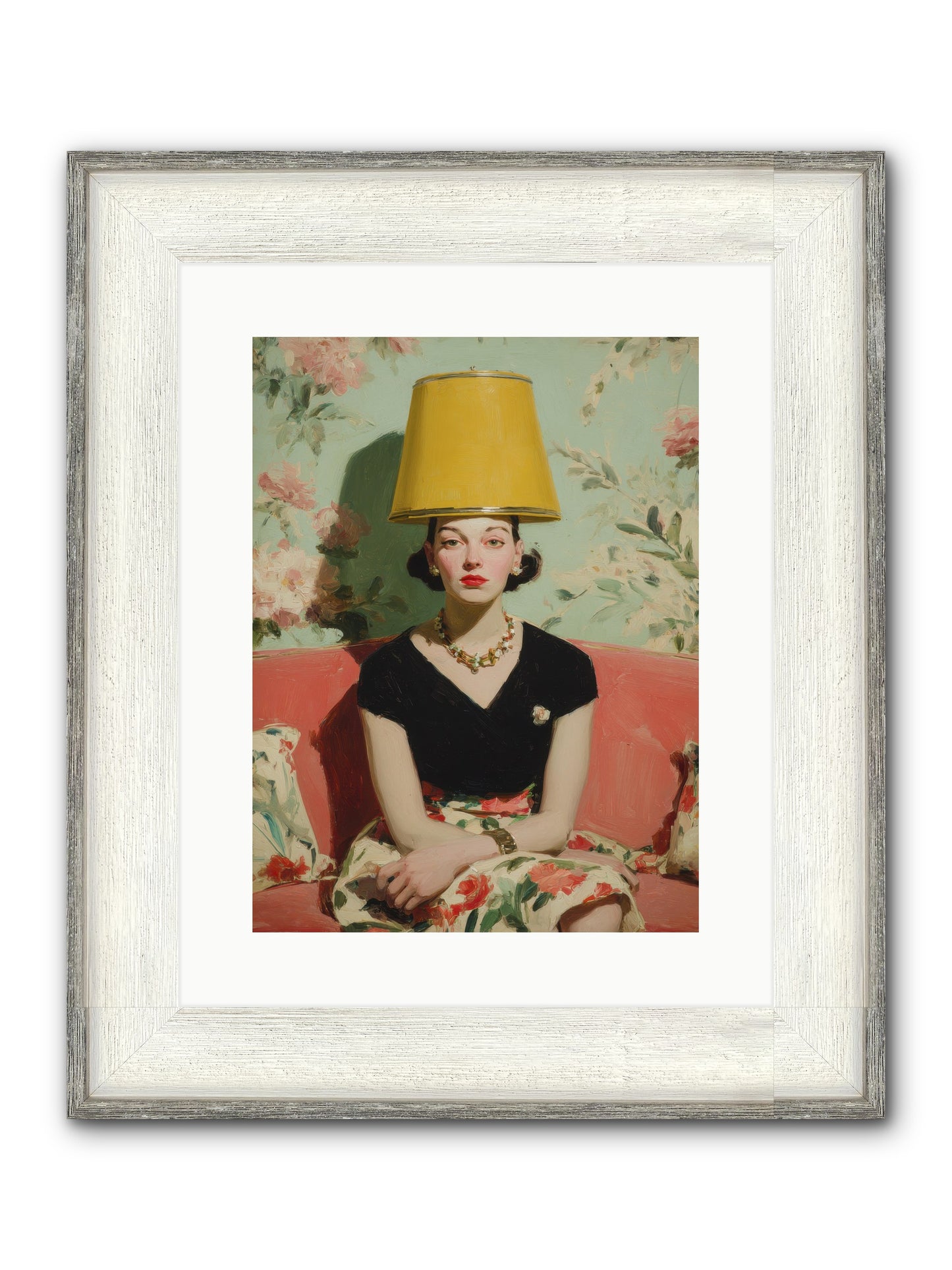 The Velvet Archive Framed Print - Driftwood White 12x16