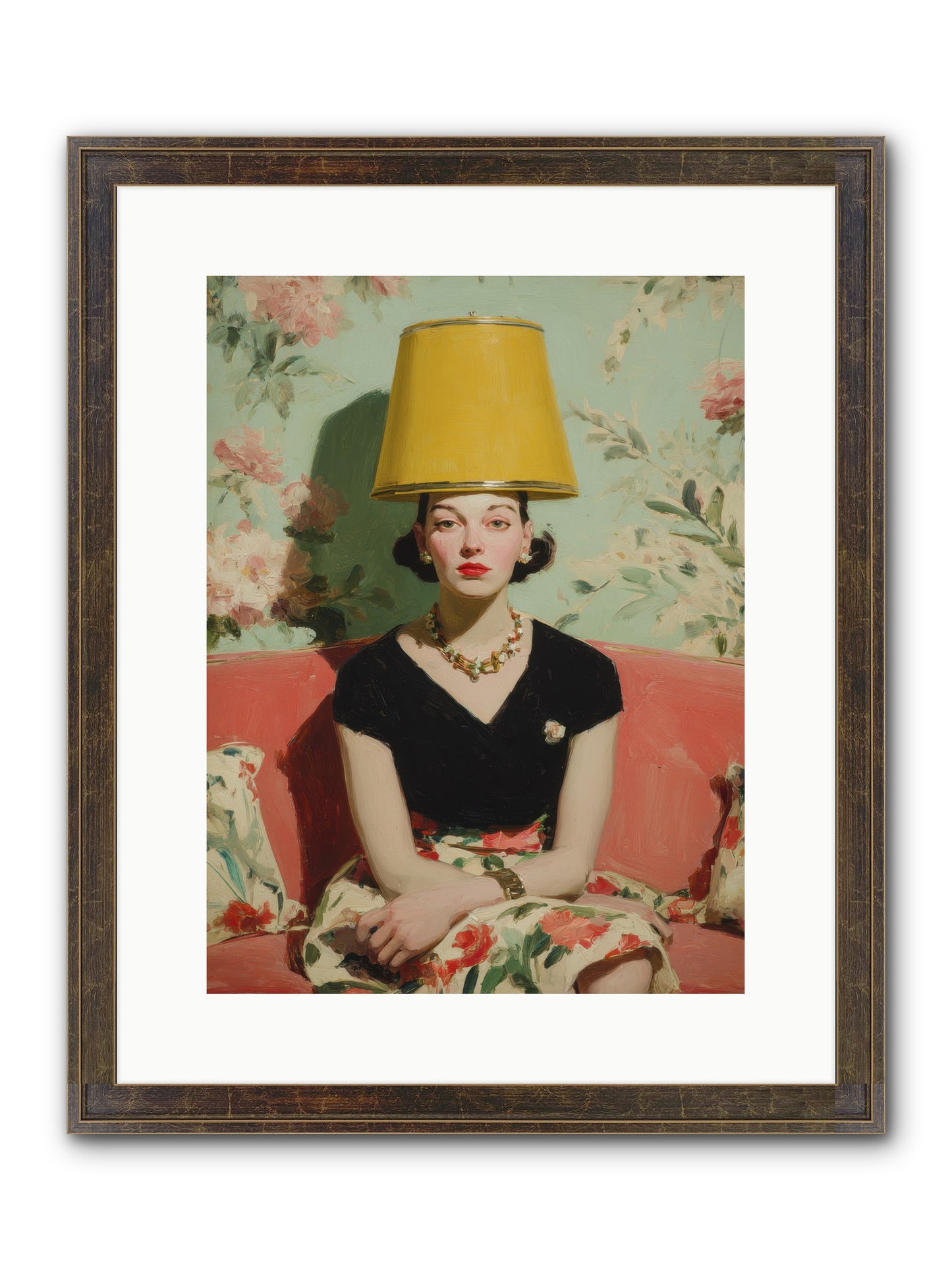 The Velvet Archive Framed Print - Slimwoods Black/Gold 12x16