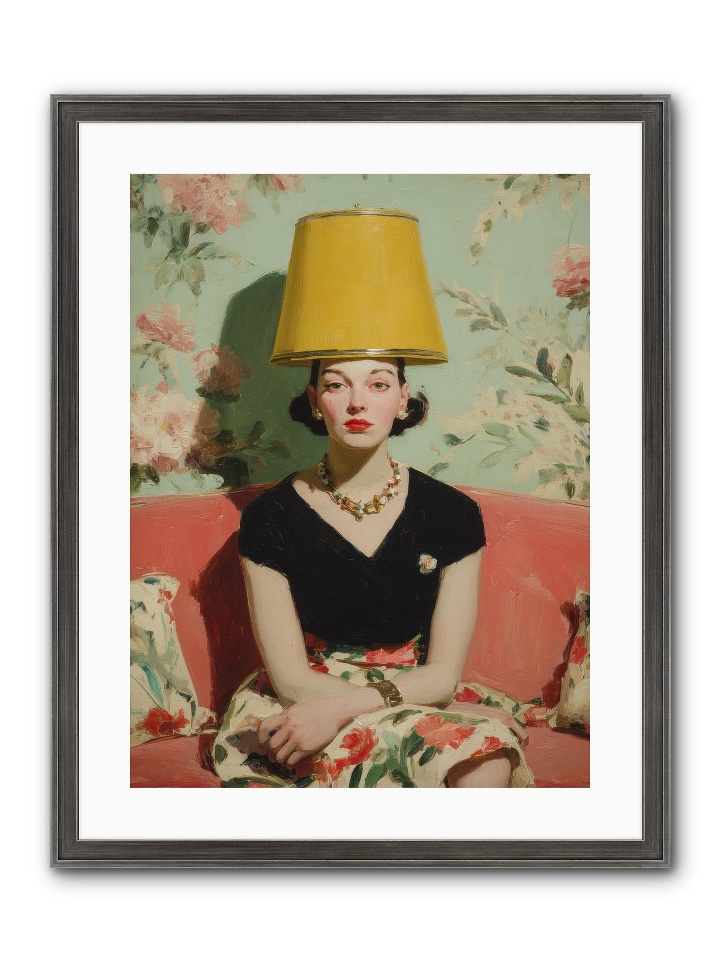 The Velvet Archive Framed Print - Slimwoods Black/Silver 18x24