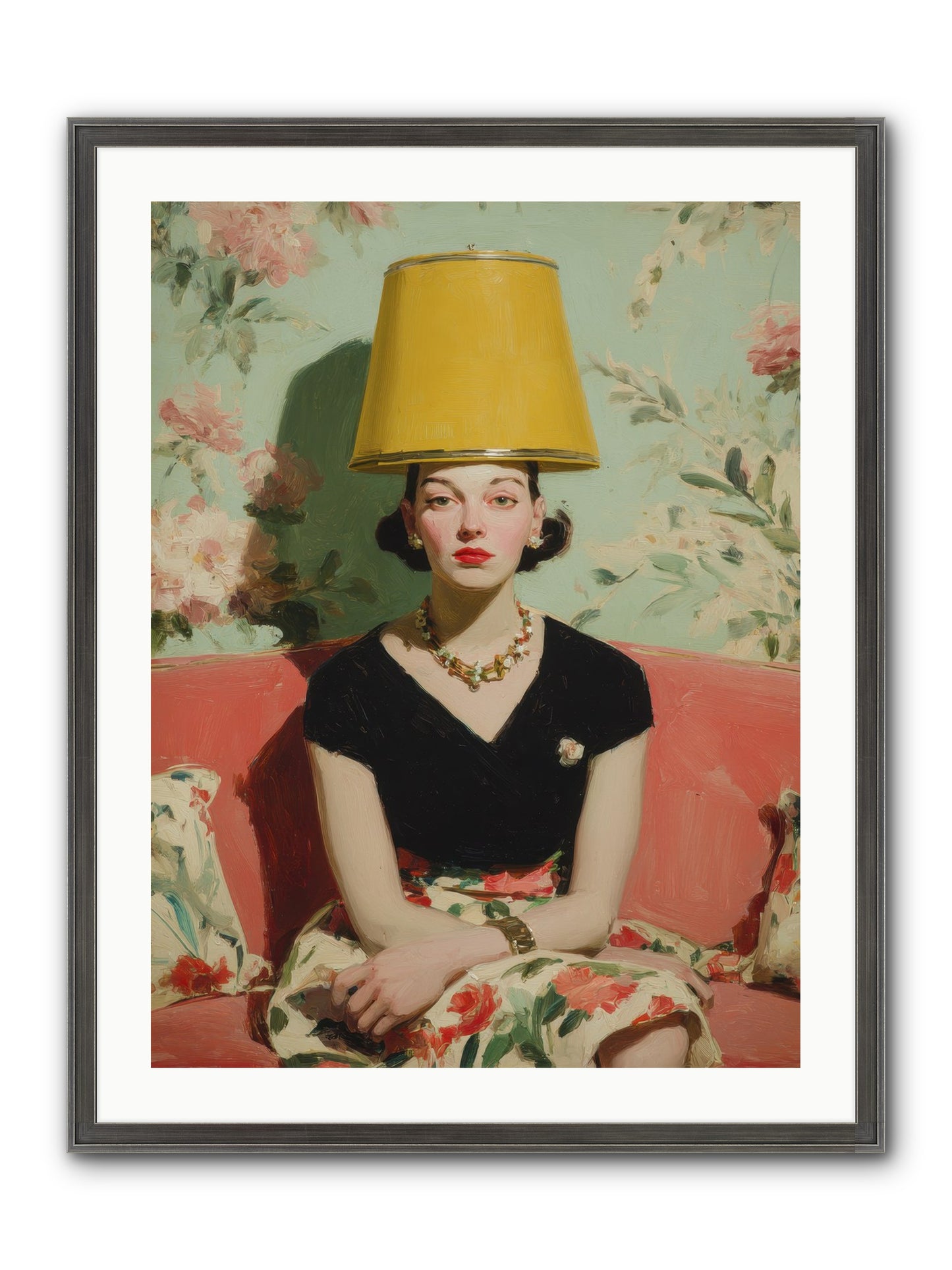 The Velvet Archive Framed Print - Slimwoods Black/Silver 24x32