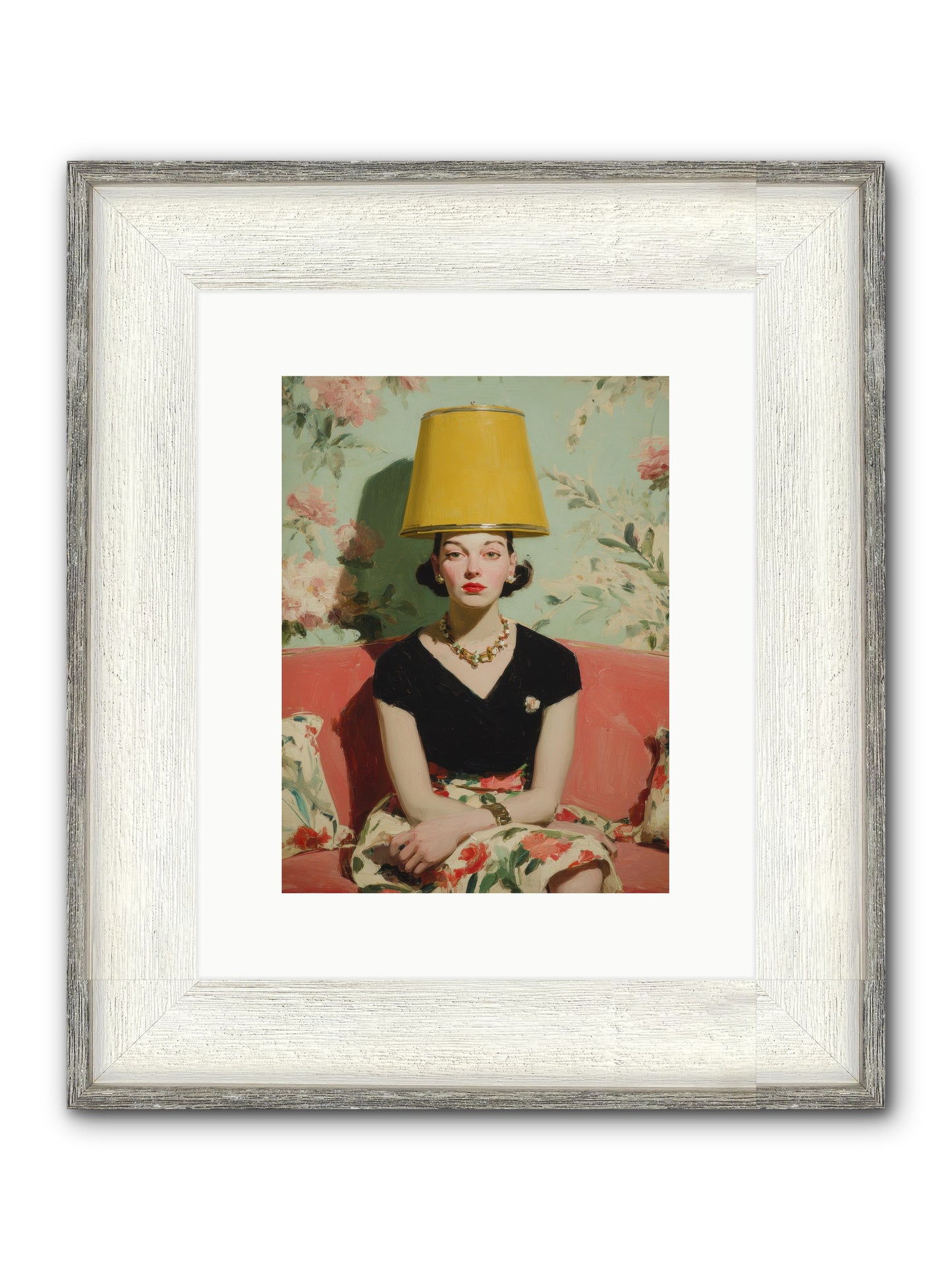 The Velvet Archive Framed Print - Driftwood White 9x12