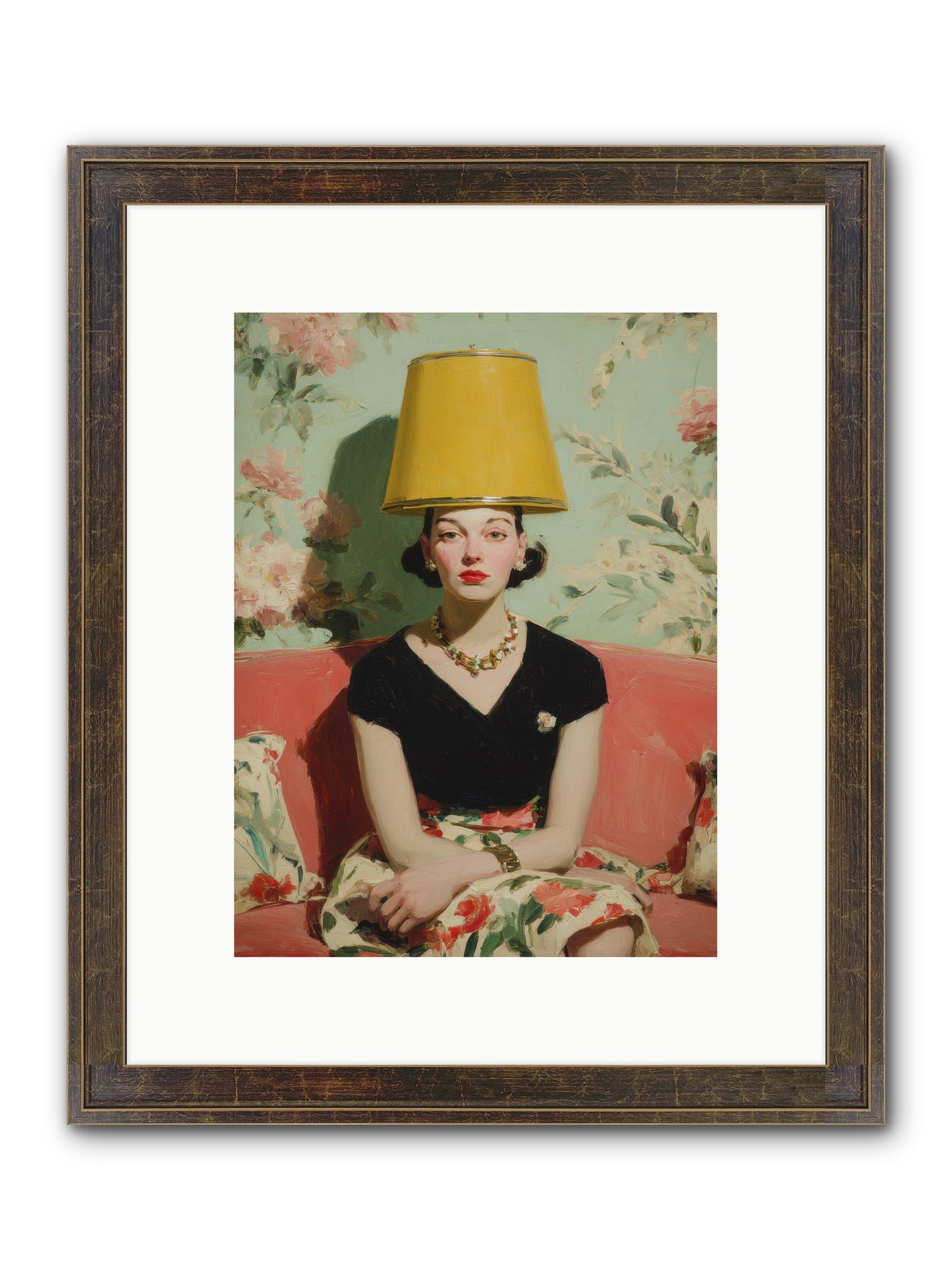 The Velvet Archive Framed Print - Slimwoods Black/Gold 9x12