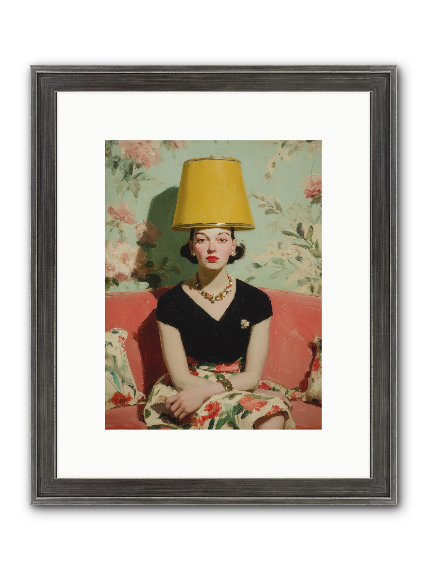 The Velvet Archive Framed Print - Slimwoods Black/Silver 9x12