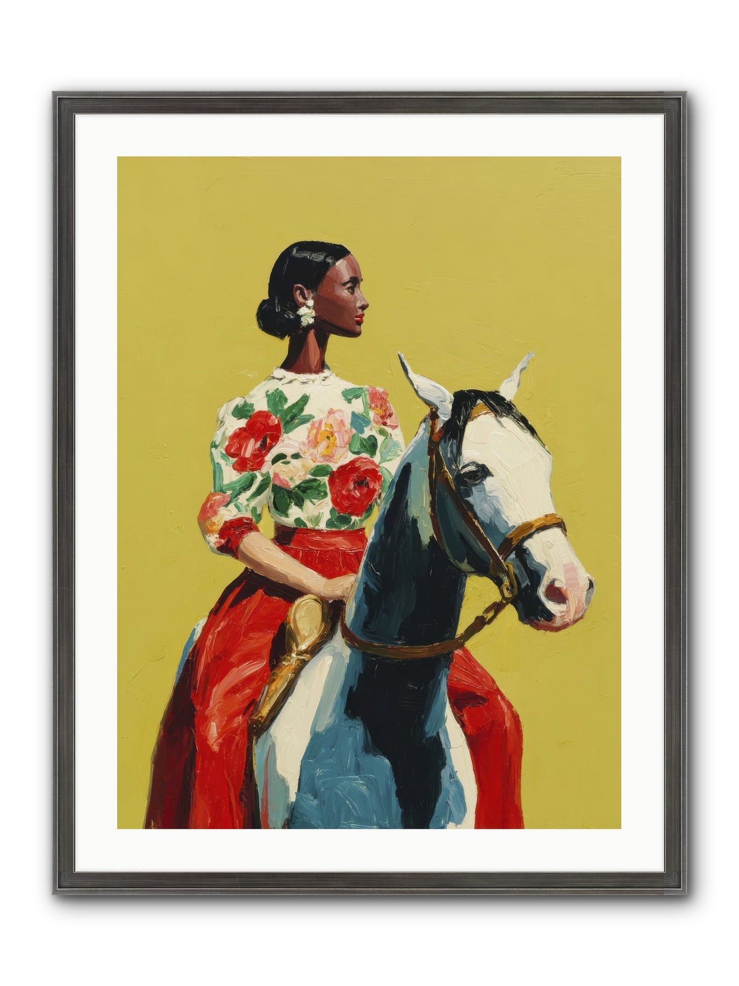 The Velvet Knowing Framed Print - Slimwoods Black/Silver 24x32