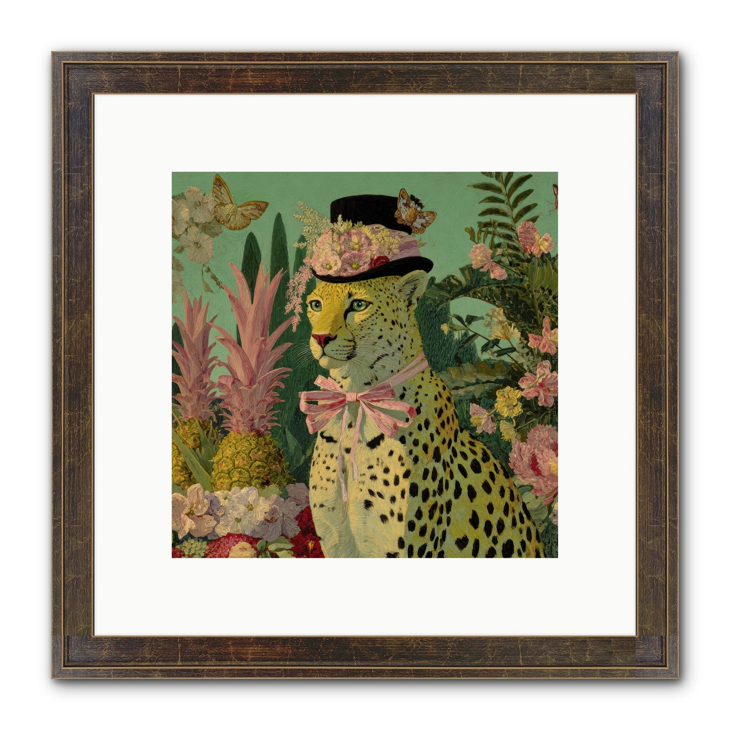 The Velvet Ledger Framed Print - Slimwoods Black/Gold 10x10