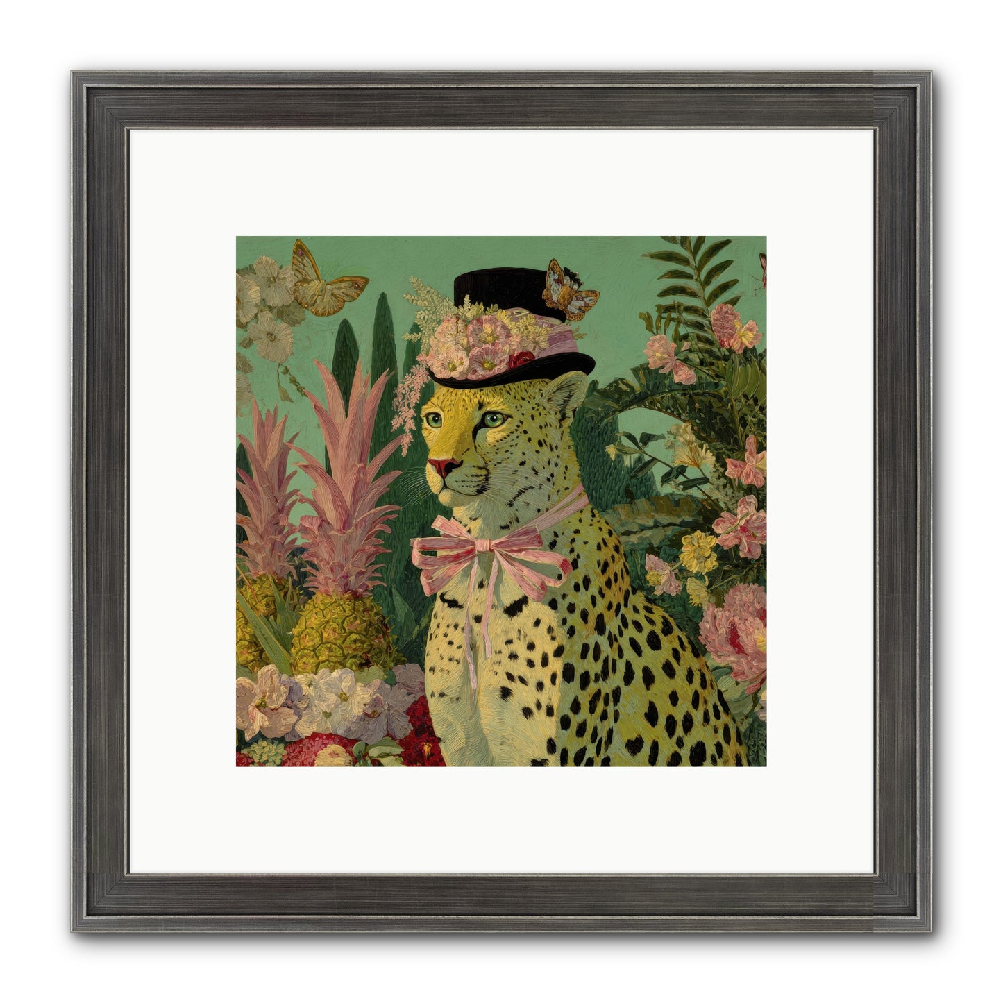 The Velvet Ledger Framed Print - Slimwoods Black/Silver 10x10