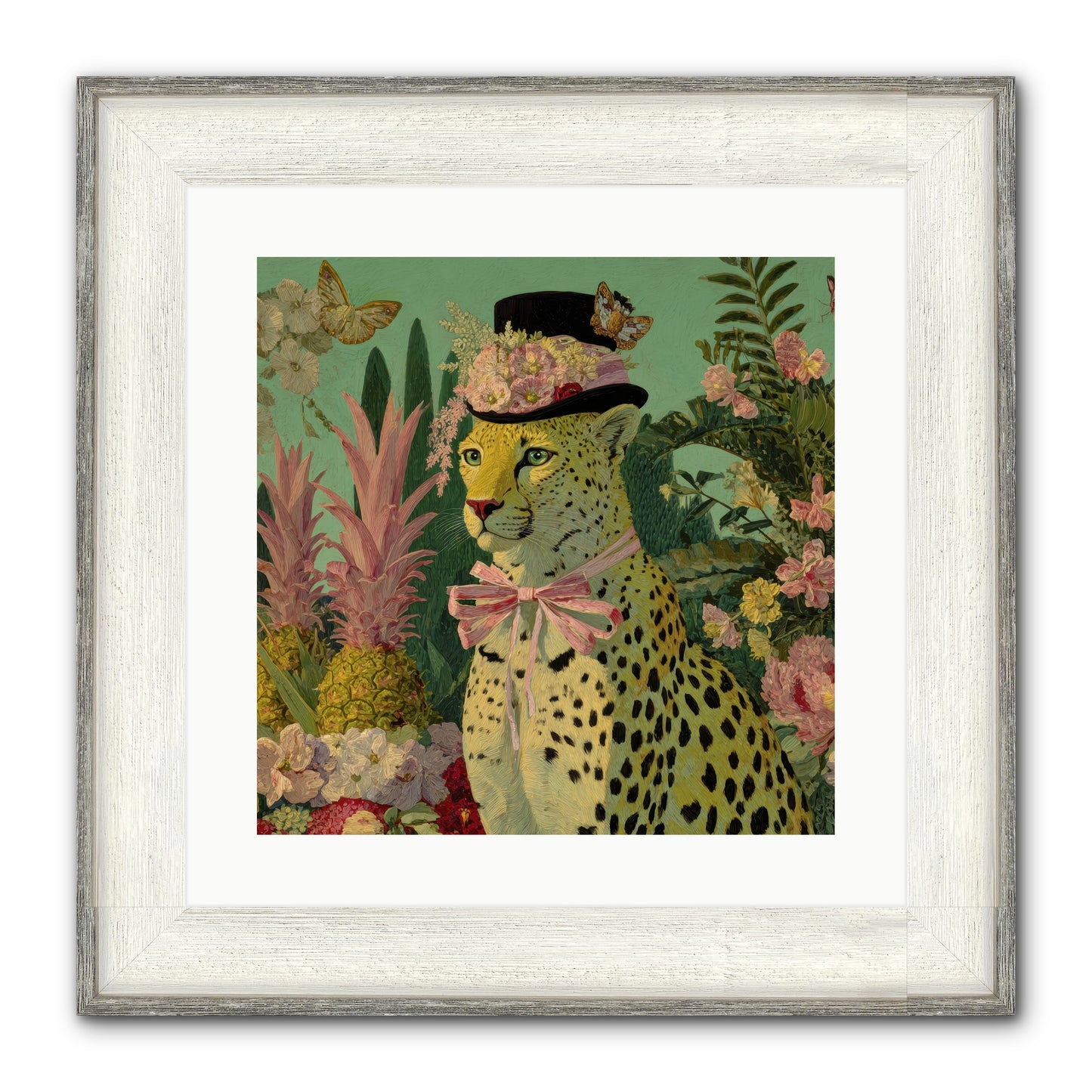 The Velvet Ledger Framed Print - Driftwood White 16x16