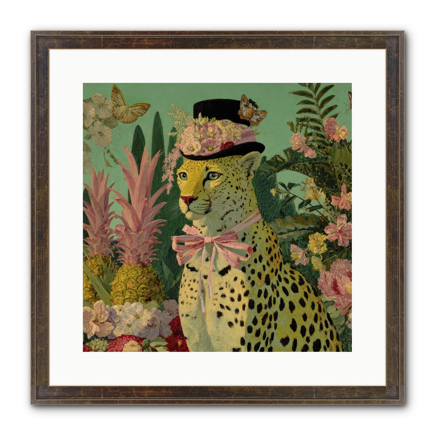 The Velvet Ledger Framed Print - Slimwoods Black/Gold 16x16