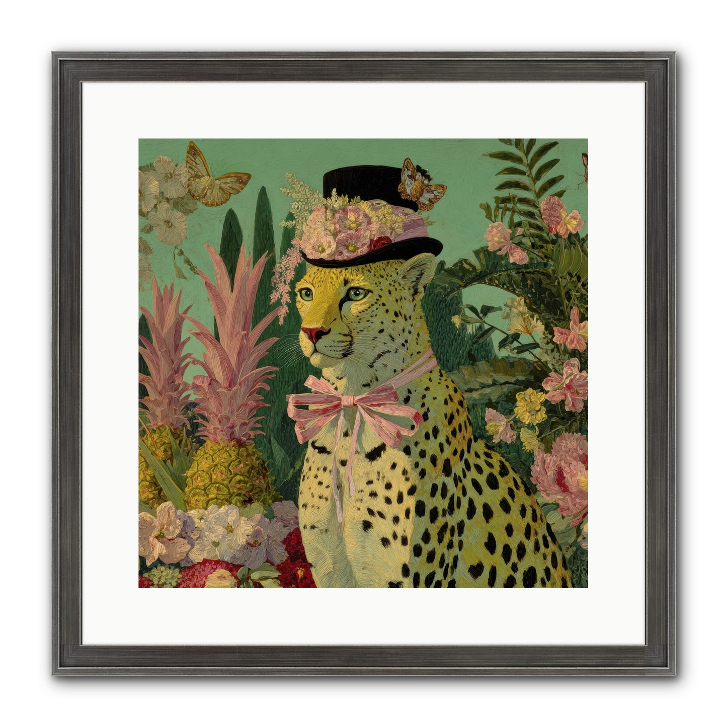 The Velvet Ledger Framed Print - Slimwoods Black/Silver 16x16