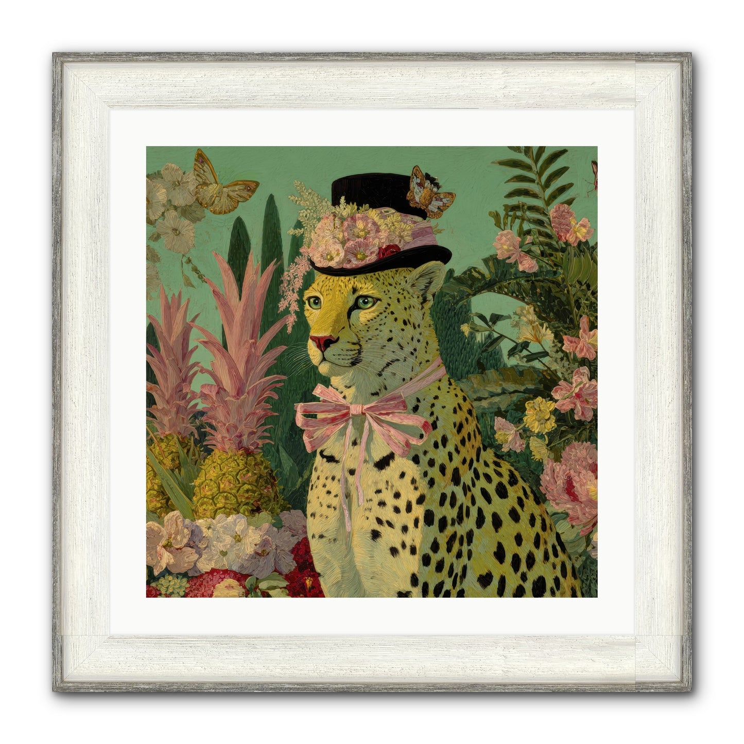 The Velvet Ledger Framed Print - Driftwood White 24x24