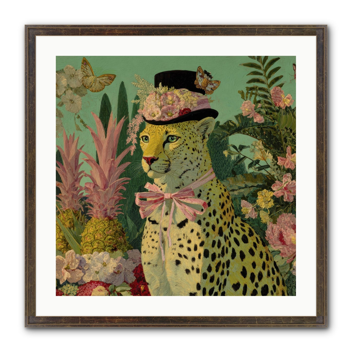 The Velvet Ledger Framed Print - Slimwoods Black/Gold 24x24