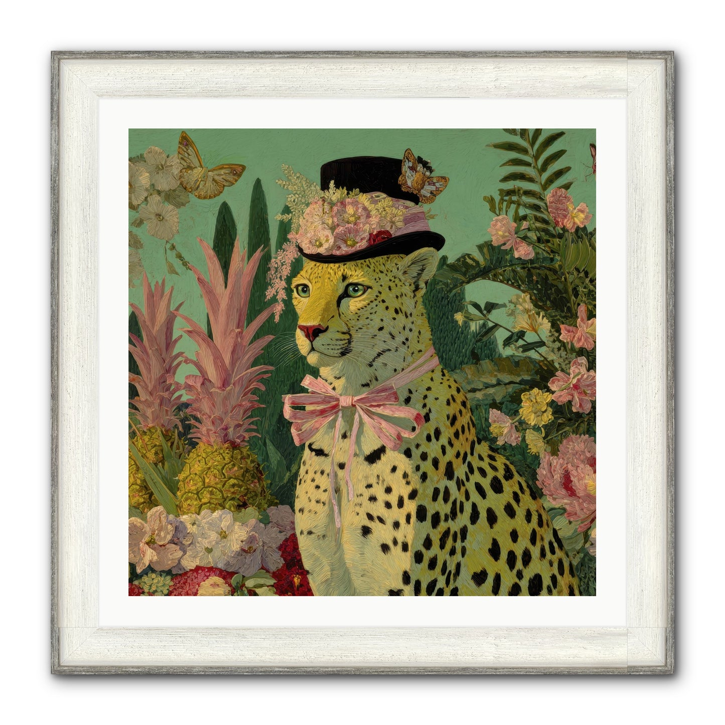 The Velvet Ledger Framed Print - Driftwood White 30x30