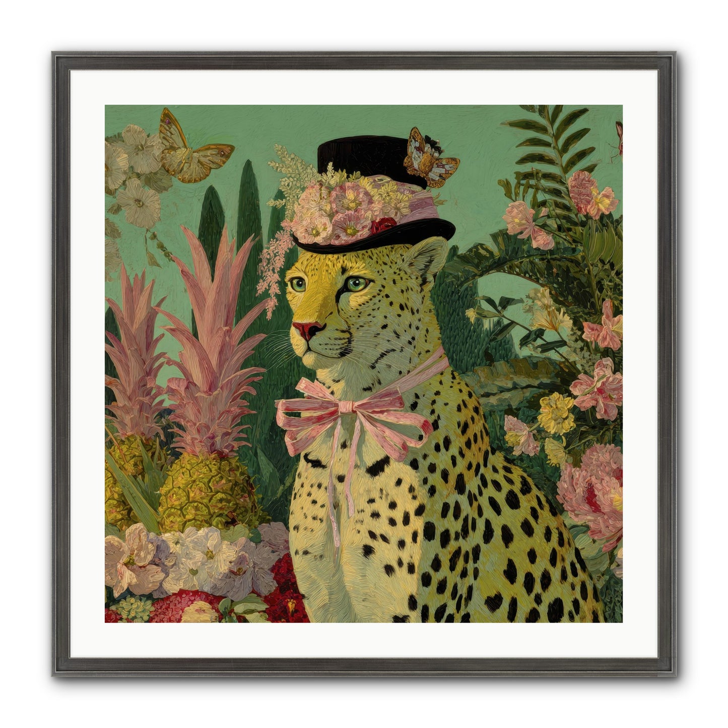 The Velvet Ledger Framed Print - Slimwoods Black/Silver 30x30