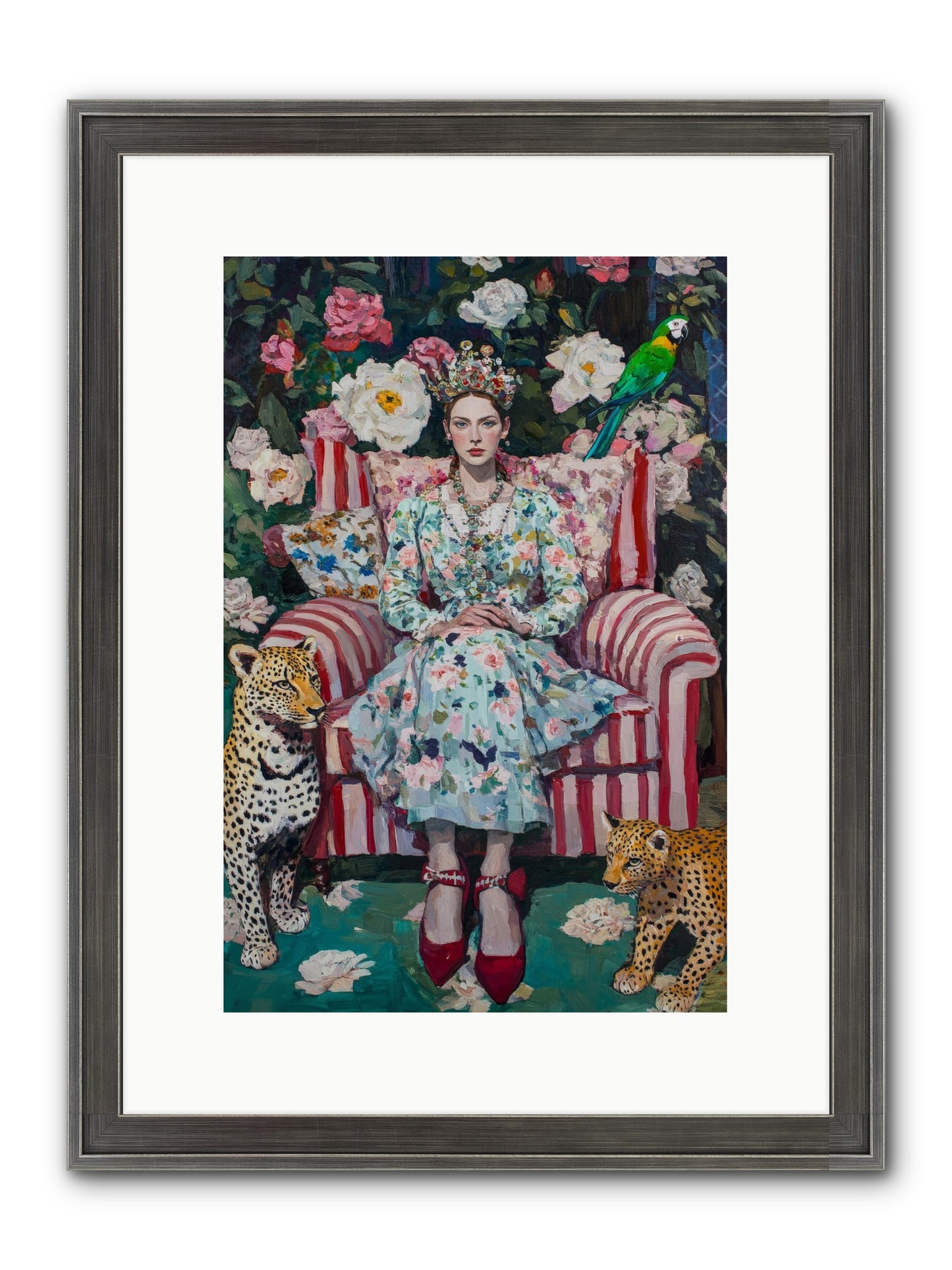 The Velvet Light Framed Print - Slimwoods Black/Silver 10x15
