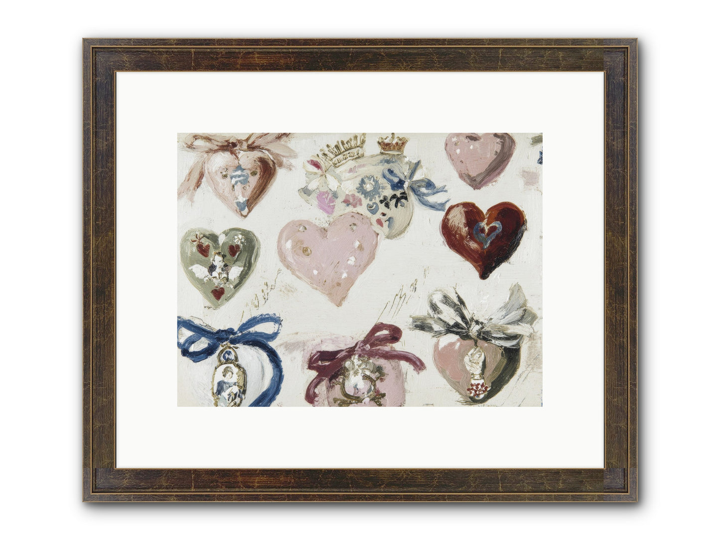 The Velvet Note Framed Print - Slimwoods Black/Gold 12x9