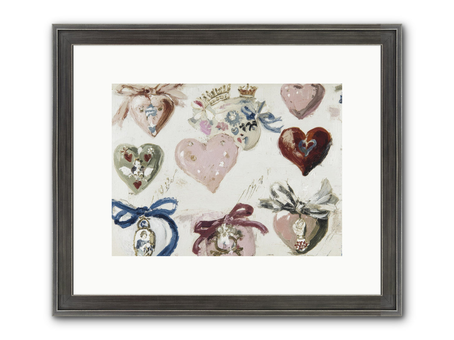 The Velvet Note Framed Print - Slimwoods Black/Silver 12x9