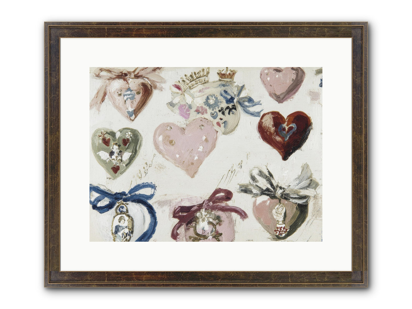 The Velvet Note Framed Print - Slimwoods Black/Gold 16x12