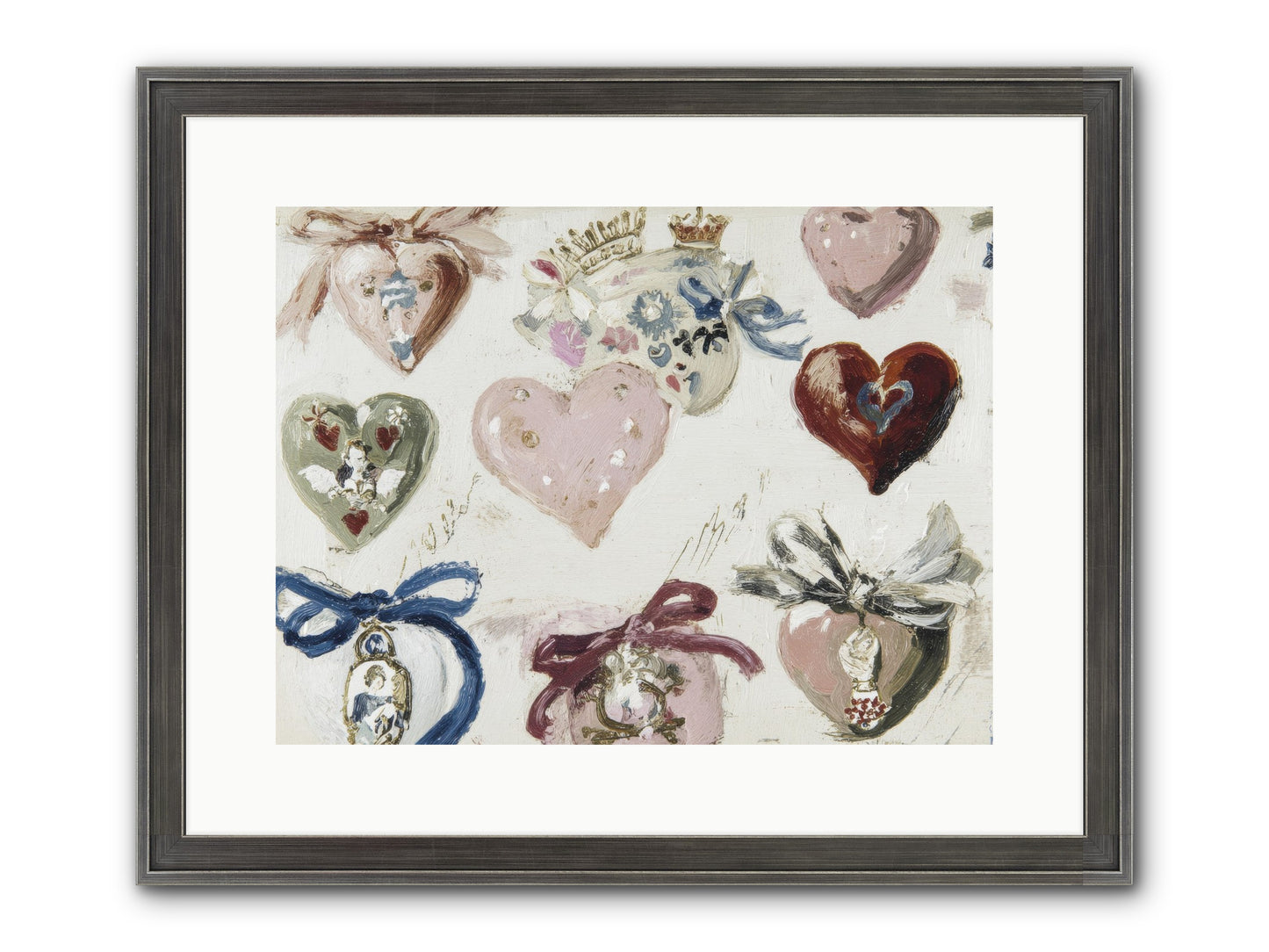 The Velvet Note Framed Print - Slimwoods Black/Silver 16x12