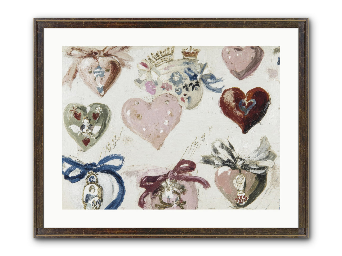 The Velvet Note Framed Print - Slimwoods Black/Gold 24x18