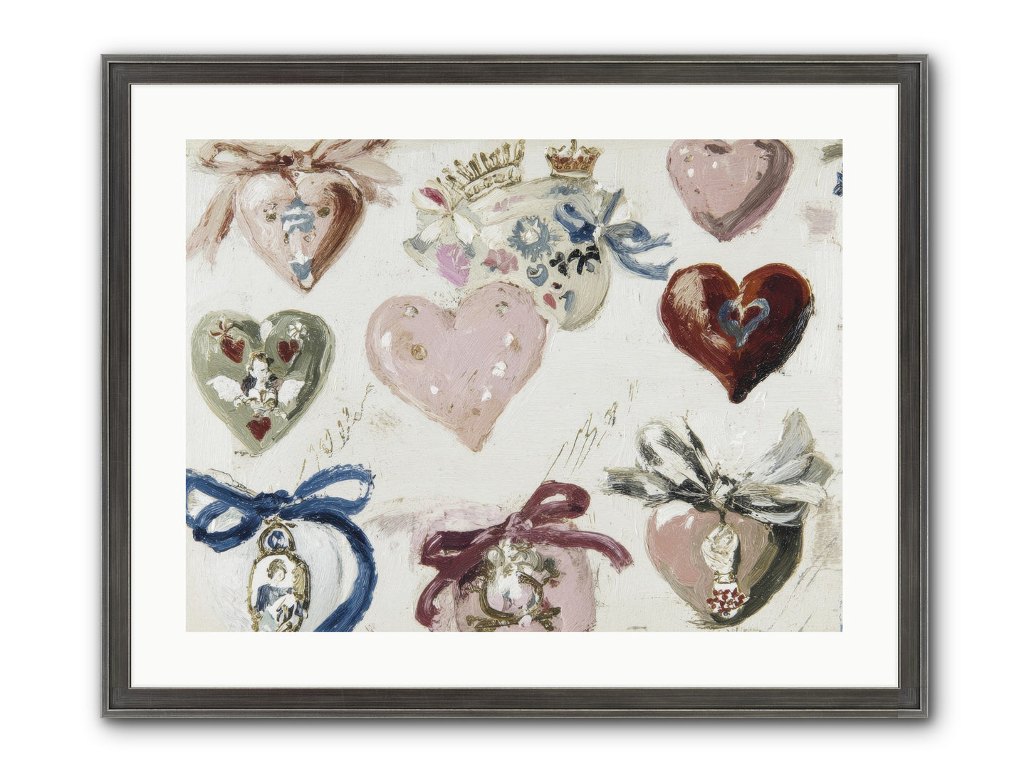 The Velvet Note Framed Print - Slimwoods Black/Silver 24x18