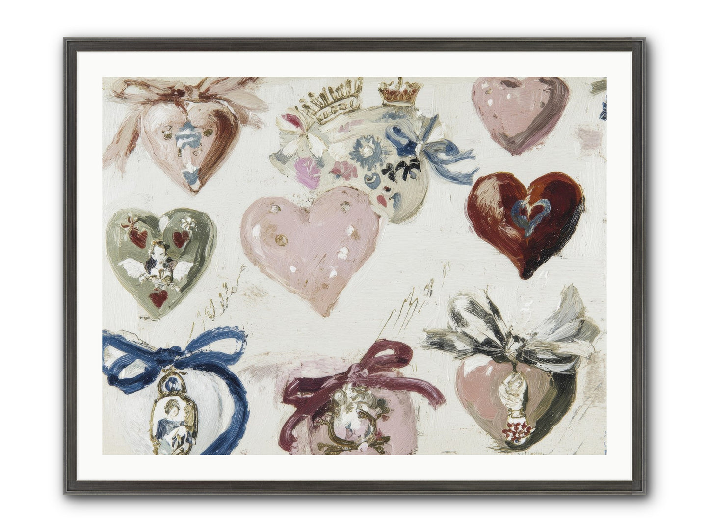 The Velvet Note Framed Print - Slimwoods Black/Silver 40x30